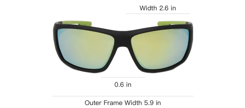 Columbia Plastic Rectangular Sunglasses Men's Black-3