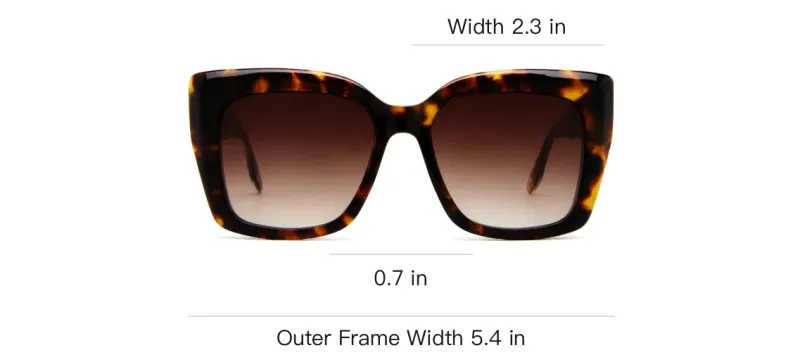 BARTON PERREIRA Acetate Square Sunglasses Women's Tortoiseshell-3
