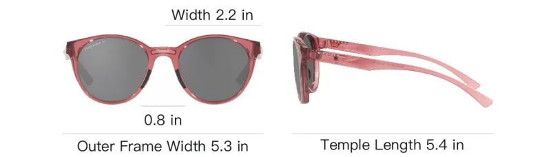 Oakley Plastic Round Sunglasses Women's Pink-5