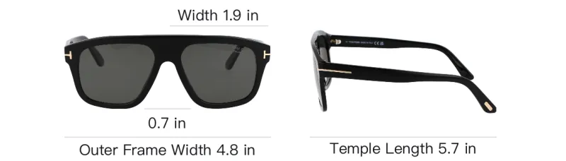 TOM FORD Square Frame Sunglasses-4