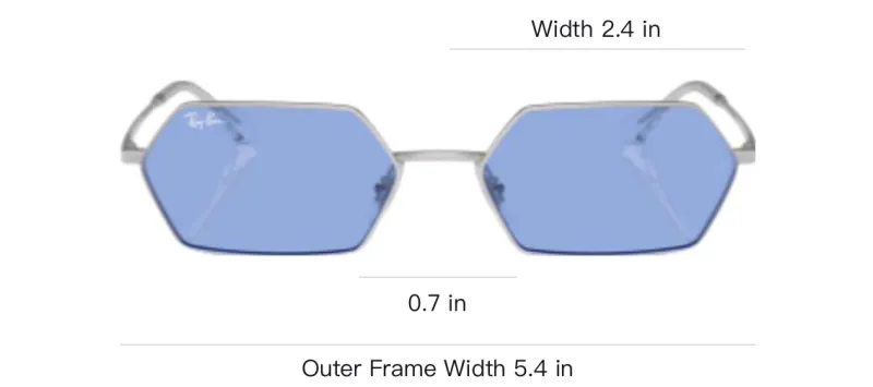 Ray Ban Yevi Geometric frame Sunglasses-1