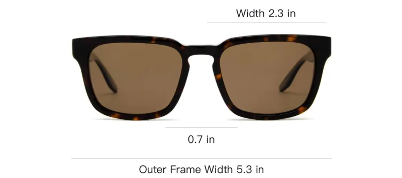 BARTON PERREIRA Acetate Rectangular Sunglasses Men's Tortoiseshell-3