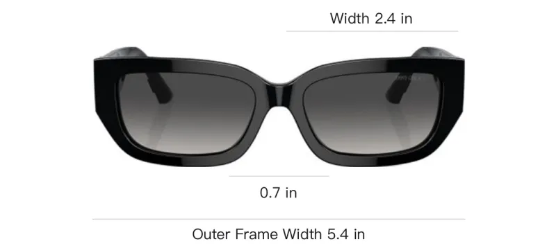 Jimmy Choo Rectangle Frame Sunglasses-3