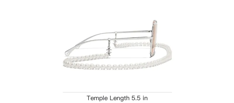 CHANEL Sunglasses Women's Pink Gold-4