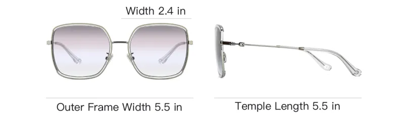COACH Irregular Shape Sunglasses Unisex Multicolor-3