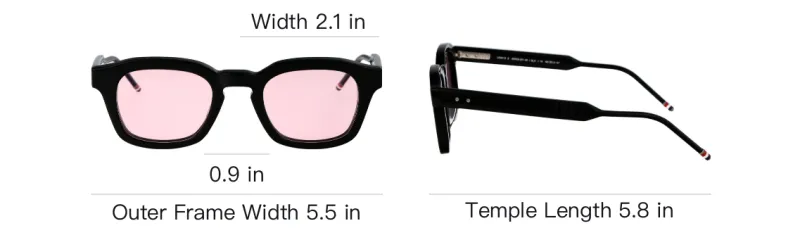 THOM BROWNE Square Frame Glasses-5