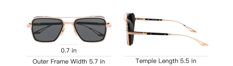 DITA Epiluxury EPLX.8 Aviator Frame Sunglasses-6