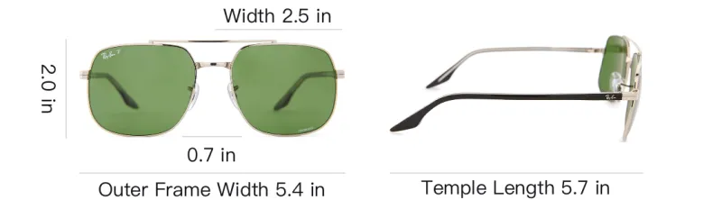 RayBan Metal Plastic Aviator Sunglasses Unisex Gold-3
