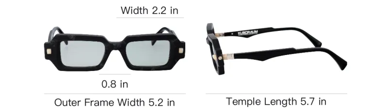 KUBORAUM Mask Q9 Rectangle frame Sunglasses-4