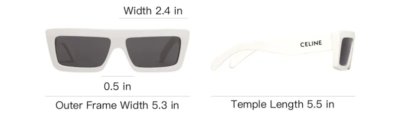 CELINE Monochroms 02 Sunglasses In Acetate-3