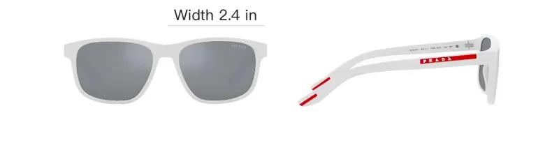 PRADA Logo print Square frame Sunglasses-3