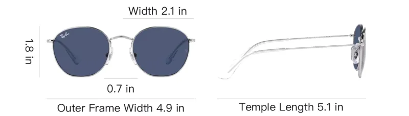 RayBan Rob Irregular Frame Sunglasses-3