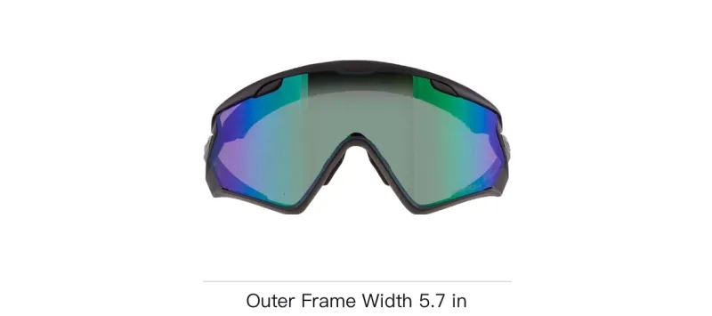Oakley Wind Jacket 2.0 Shield frame Sunglasses-2