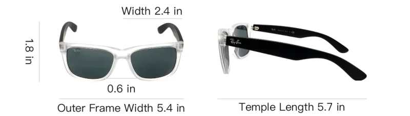RayBan Plastic Irregular Shape Sunglasses Men's White-3