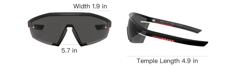PRADA Shield Frame Sunglasses-4