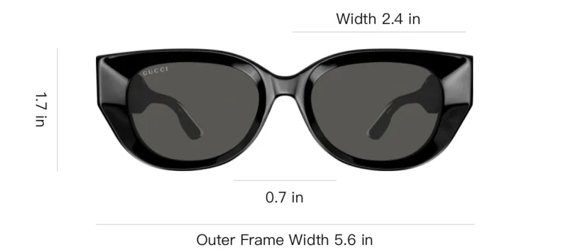 GUCCI Butterfly Frame Sunglasses-3