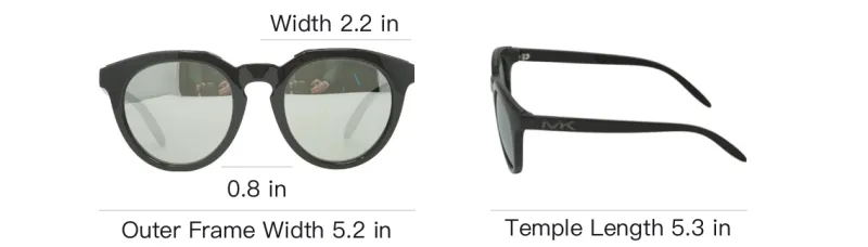 MICHAEL KORS Oval Sunglasses Unisex Black-3