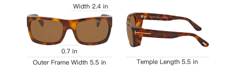 TOM FORD Eyewear Tortoiseshell Square frame Sunglasses-3