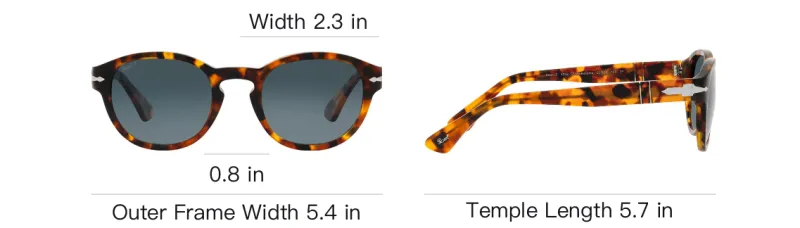 PERSOL Square Frame Sunglasses-3