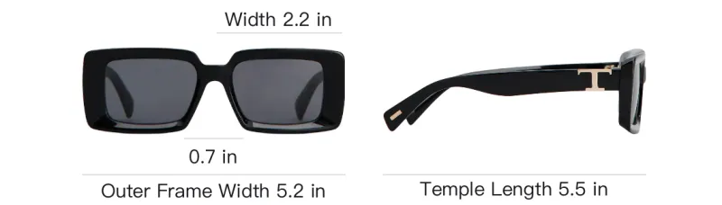 TOD'S Acetate Square Sunglasses Women's Black-4