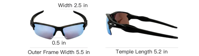 Oakley Plastic Rectangular Sunglasses Men's Black-3