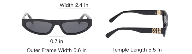 MIU MIU Glimpse Cat eye Sunglasses-3