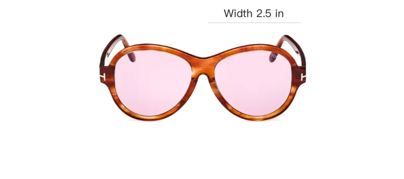TOM FORD Camryn Round frame Sunglasses-3