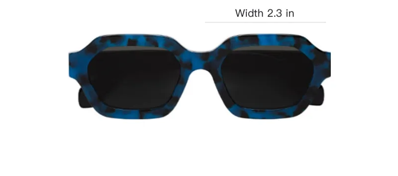 Retrosuperfuture - Irregular Shape Sunglasses Men's Blue-3
