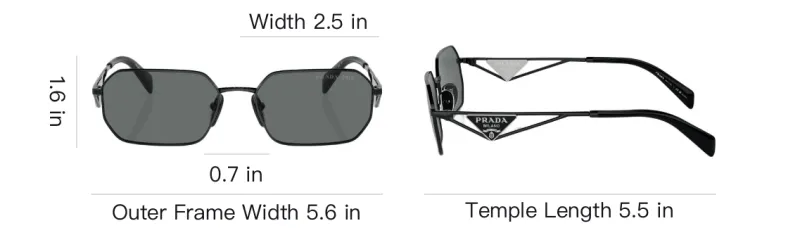 PRADA Geometric Sunglasses-6