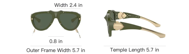Burberry Plastic Sunglasses Unisex Green-3
