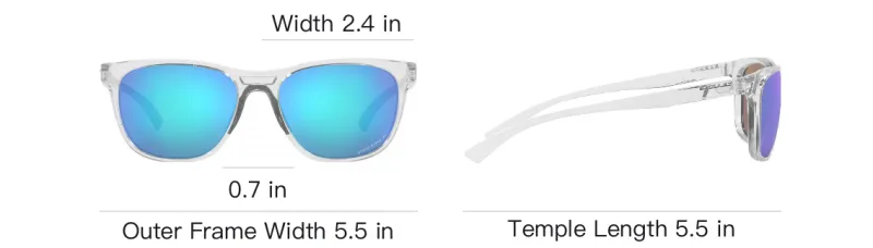 Oakley Plastic Cat Eye Sunglasses Women's Transparent-5