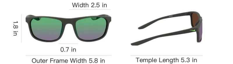 Nike Endure M Rectangle Frame Sunglasses-3