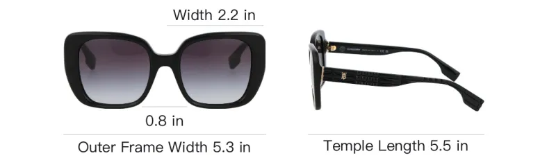 Burberry Sunglasses Women's Black-4