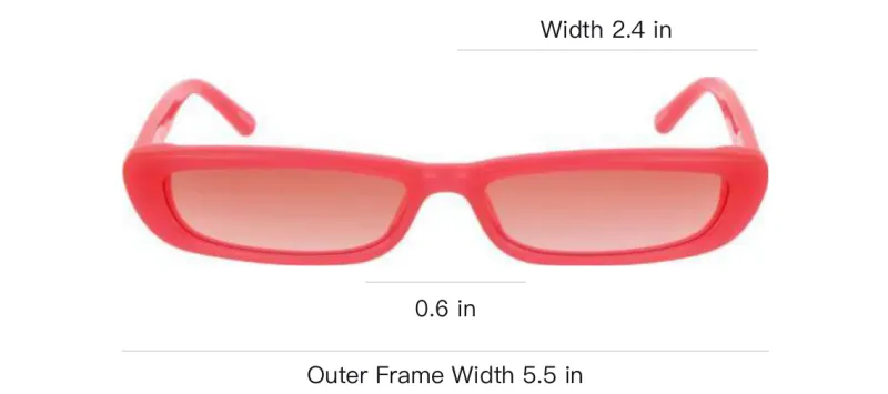 The Attico Rectangle Frame Sunglasses-4