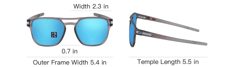 Oakley Plastic Aviator Sunglasses Men's Gray-3