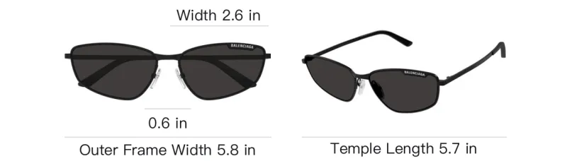Balenciaga Geometric Frame Sunglasses-2