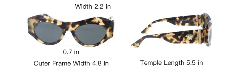 VERSACE Medusa Glam Sunglasses-4