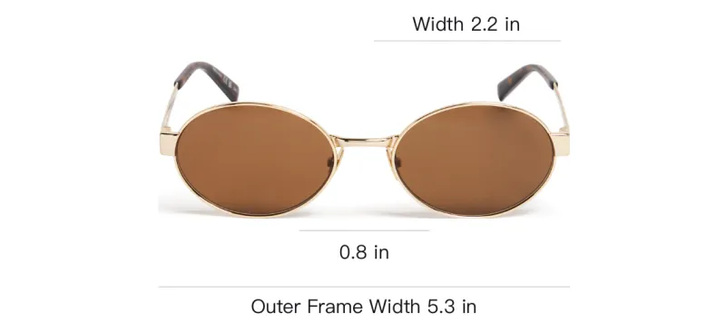 SAINT LAURENT Sl 692 Round Frame Sunglasses-2