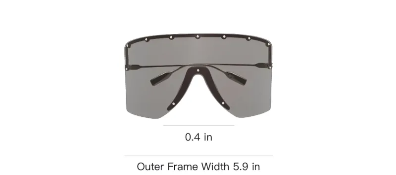 GUCCI Mask Frame Sunglasses-1