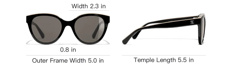 CHANEL Butterfly Sunglasses Unisex-3