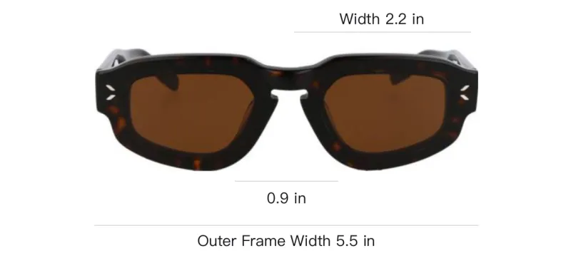 McQ Alexander McQueen Sunglasses Men Brown-2