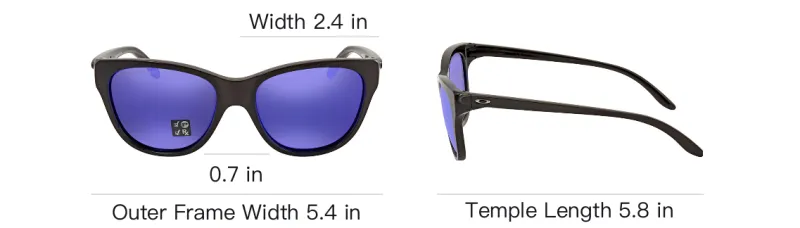 Oakley O Matter Cat Eye Sunglasses Women's Black-3