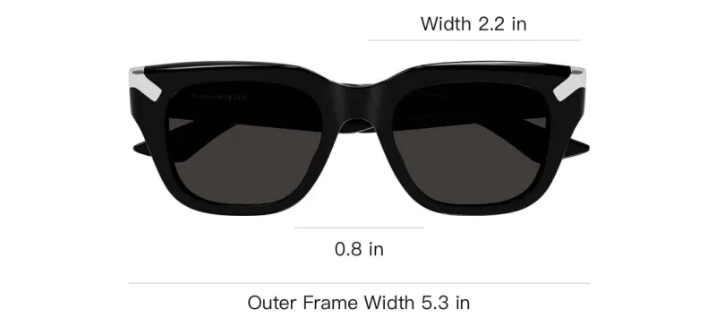 Alexander McQueen Eyewear Rectangle Frame Sunglasses-3