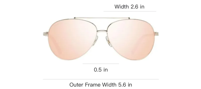 Swarovski Metal Aviator Sunglasses Women's Silver-3