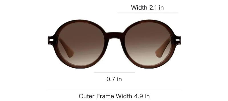 Havaianas Acetate Oval Sunglasses Women's Brown-3