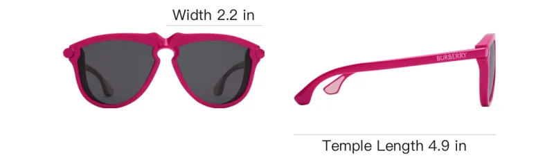 Burberry Logo-print Navigator-frame Sunglasses-3
