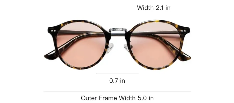 UNIQLO Round Sunglasses Unisex Tortoiseshell-3