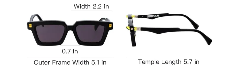 KUBORAUM Q2 Rectangle frame Sunglasses-3