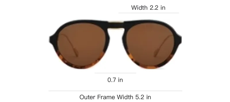 TOD'S Acetate Metal Irregular Shape Sunglasses Men's Brown-2