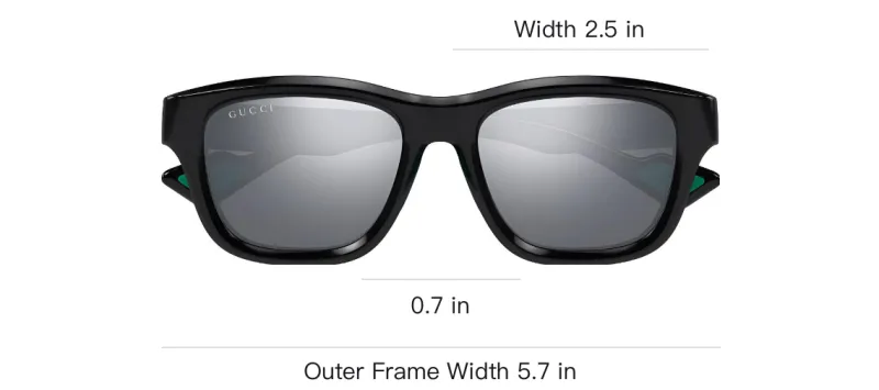 GUCCI Wayfarer frame Sunglasses-2